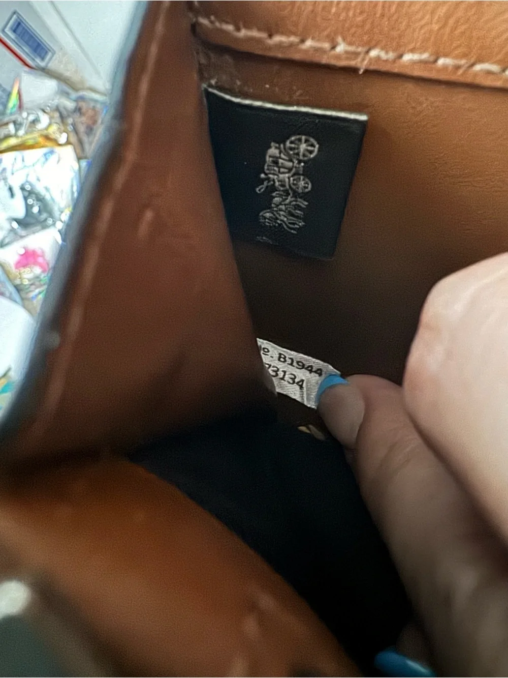 Coach croc embossed